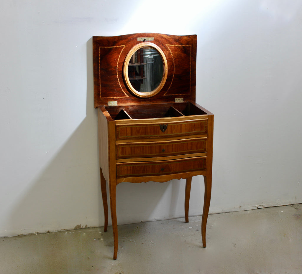 Victorian Style Satinwood Dressing Table