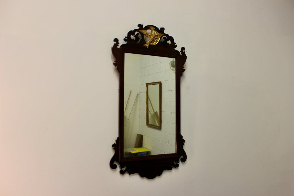 Empire Eagle Crest Mahogany Mirror