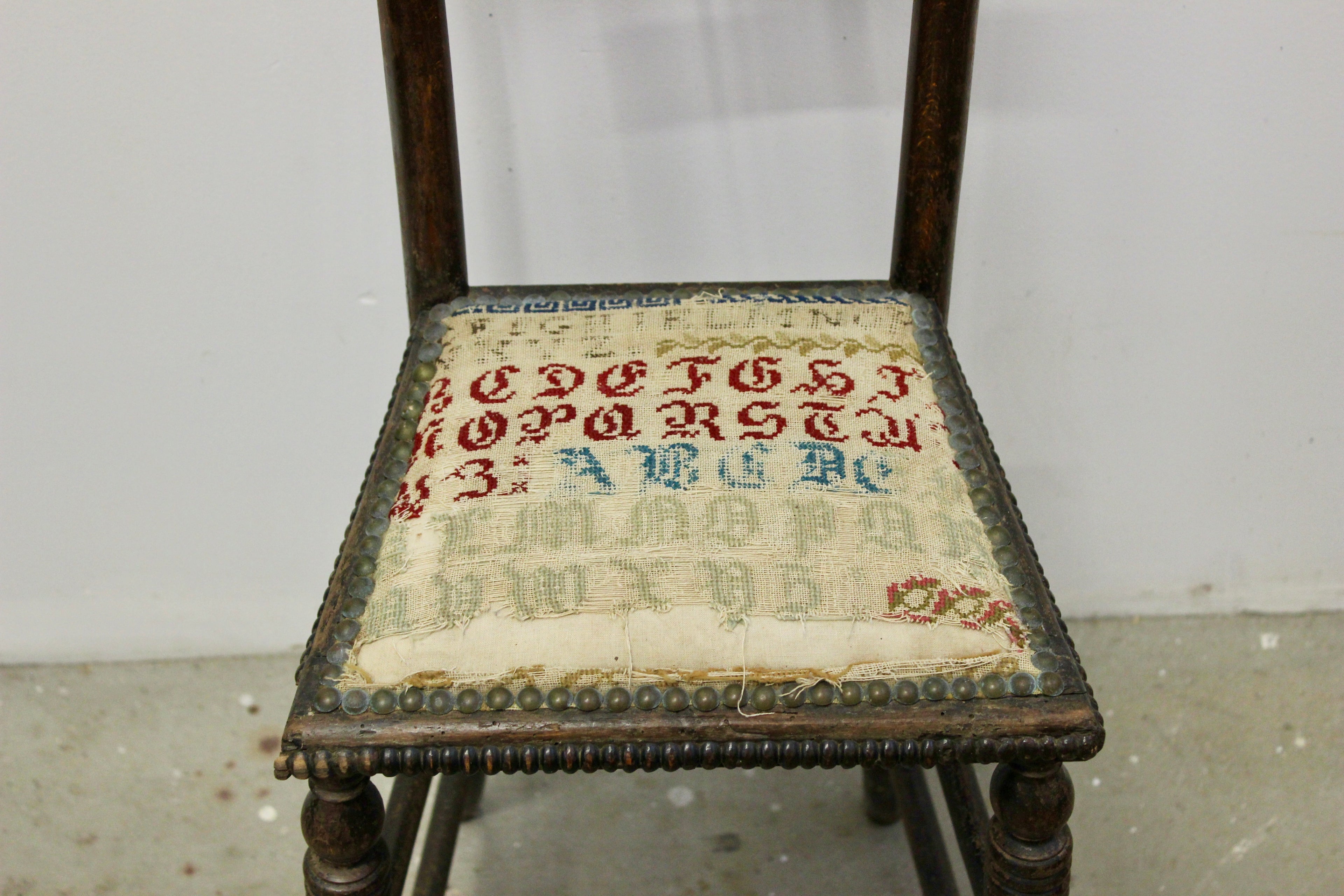 Antique Victorian Walnut Petite Music Chairs