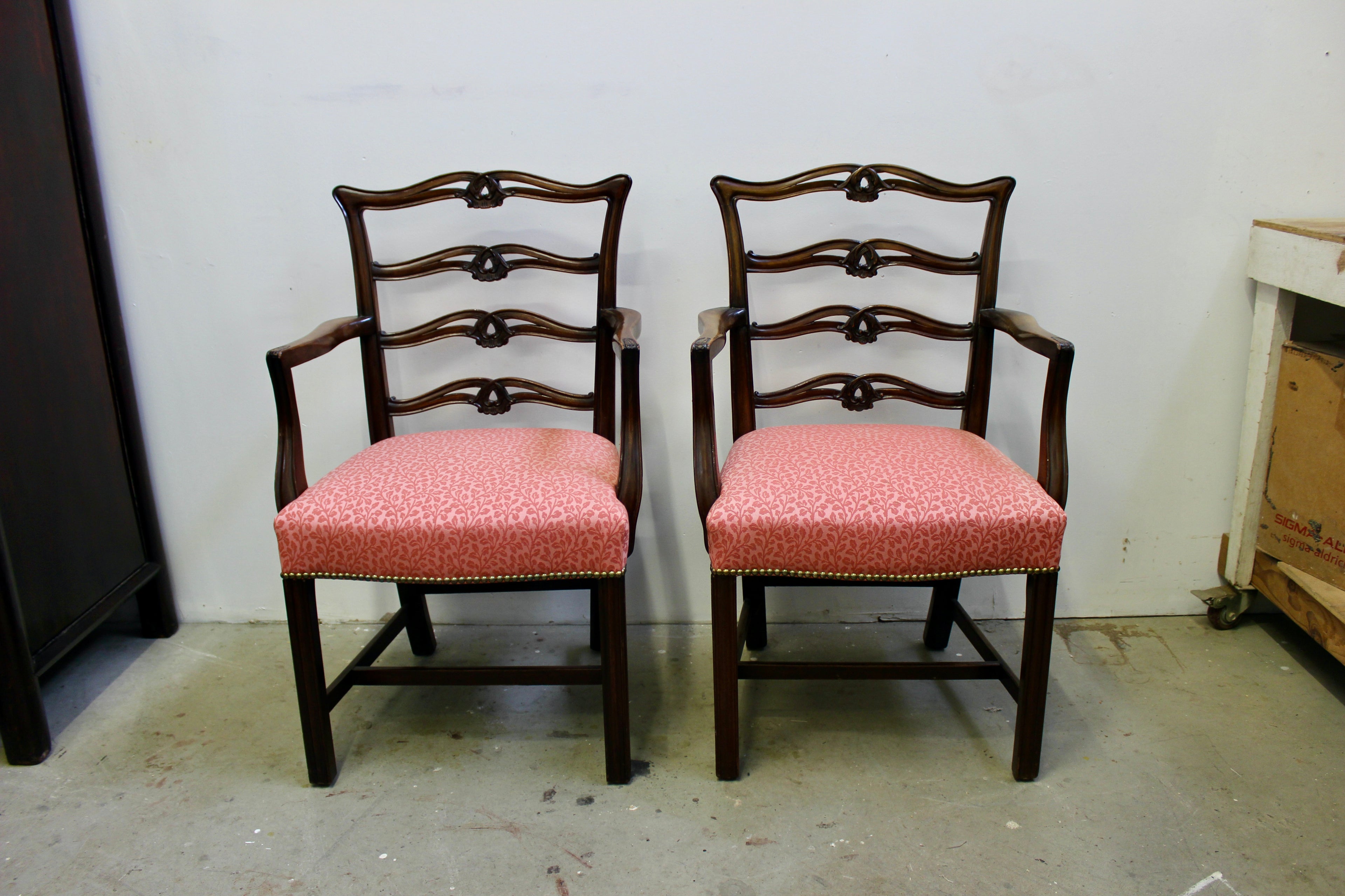 George III Style Mahogany Dining Chairs