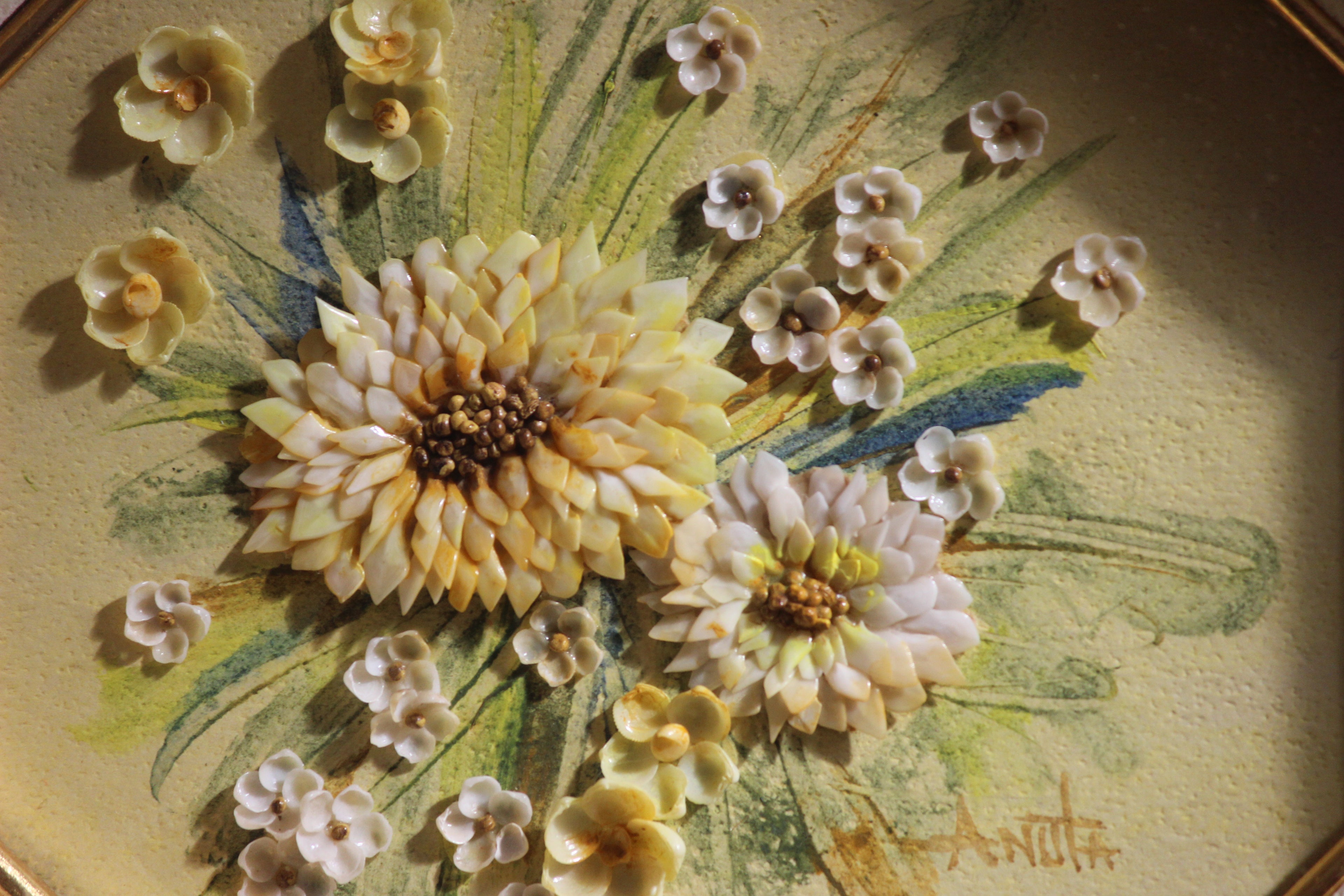 Vintage Sailors Valentine Artwork by Anuta