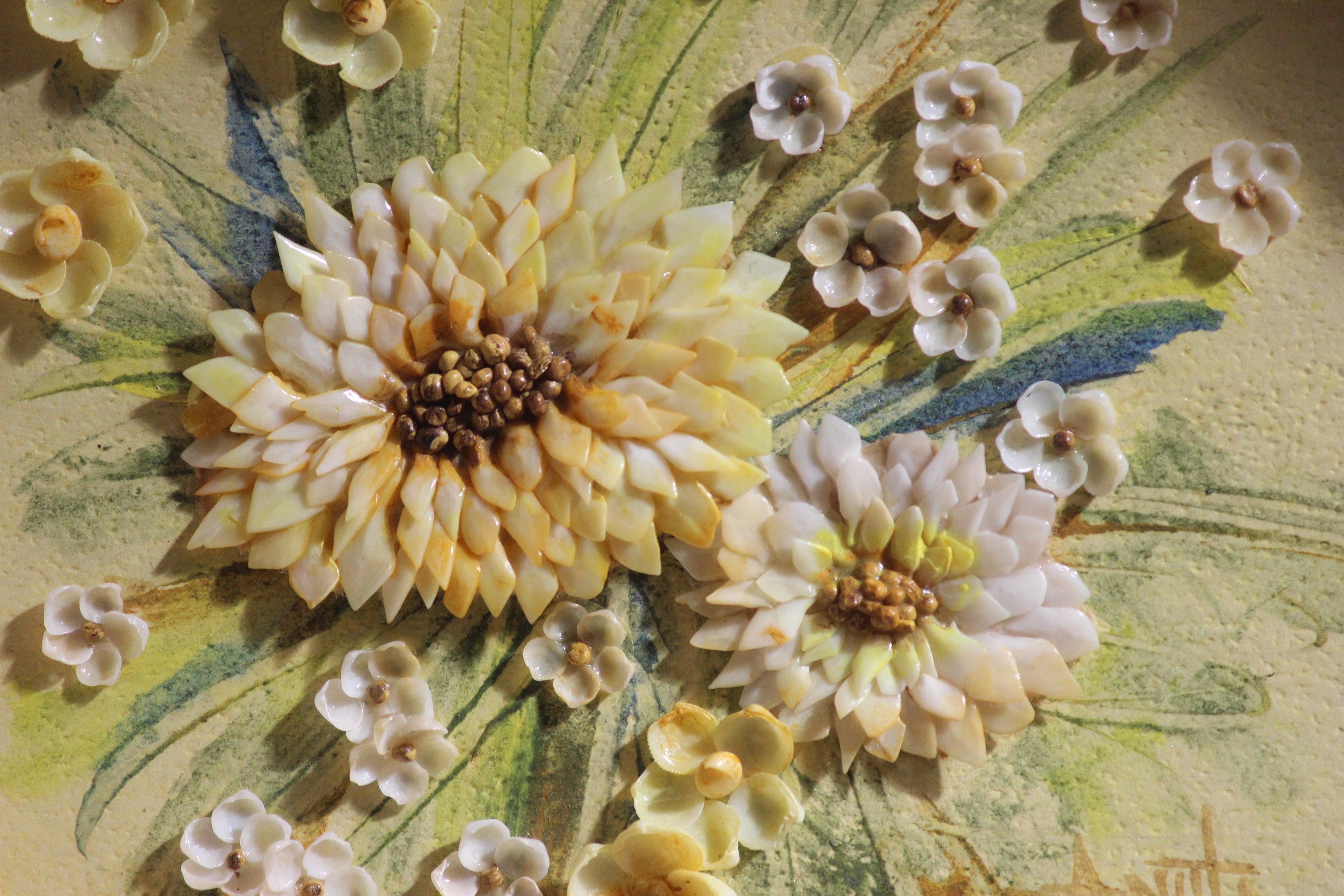 Vintage Sailors Valentine Artwork by Anuta