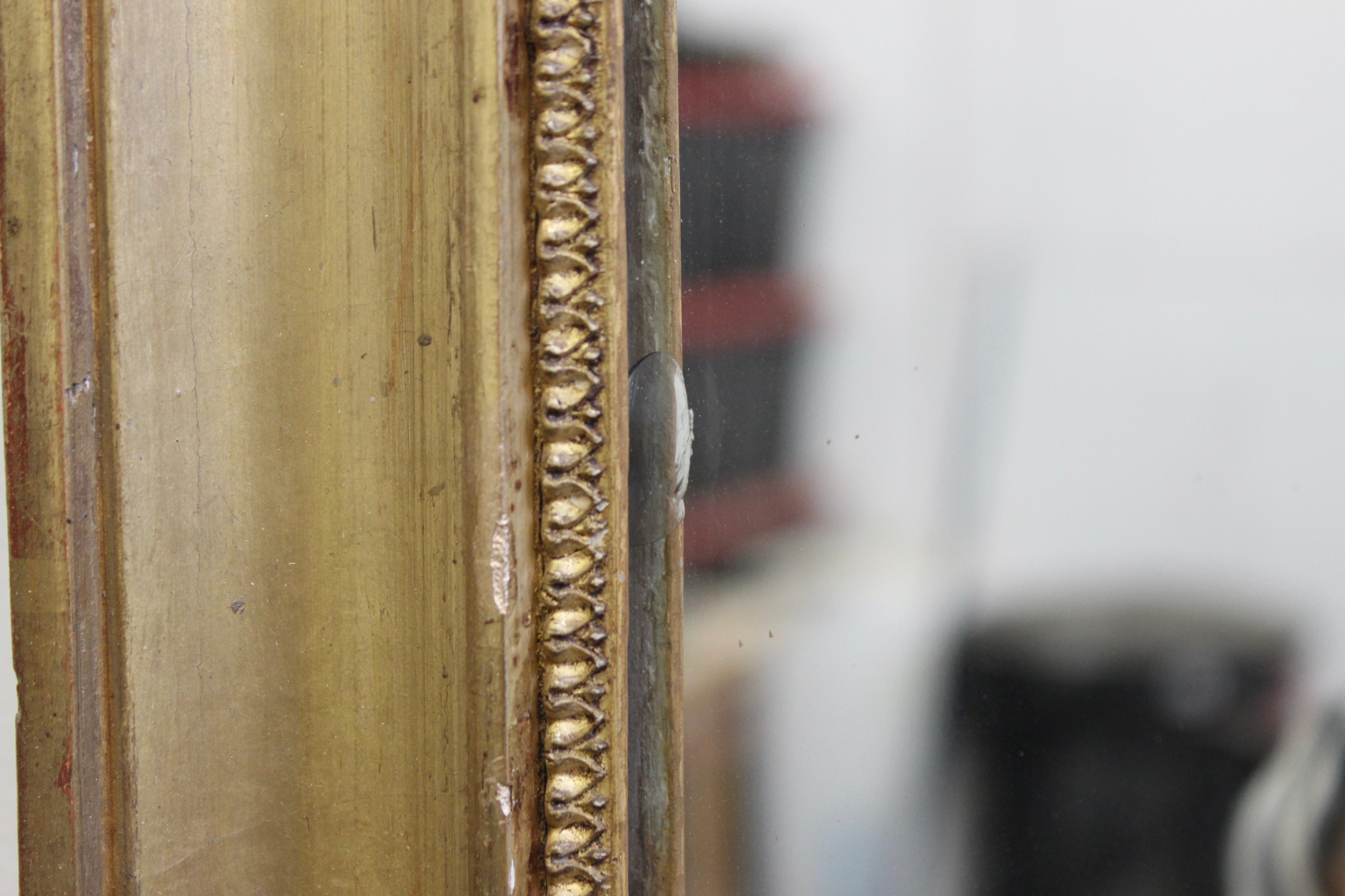 Vintage Gilt Frame Rectangular Mirror