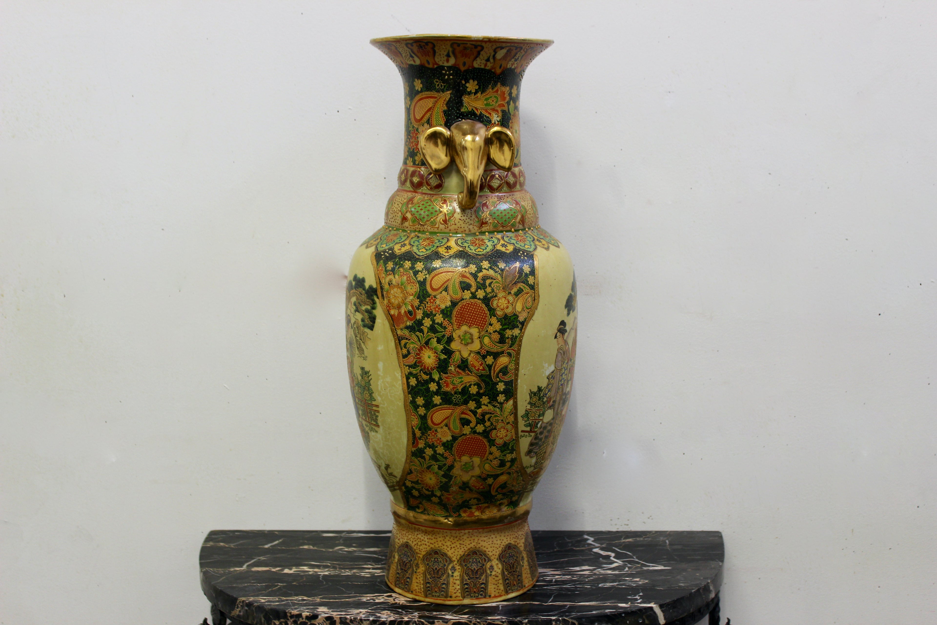Japanese Satsuma Style Vase