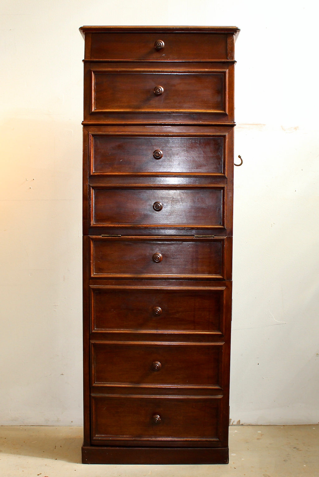 French Mahogany Ship Wash Stand Cabinet