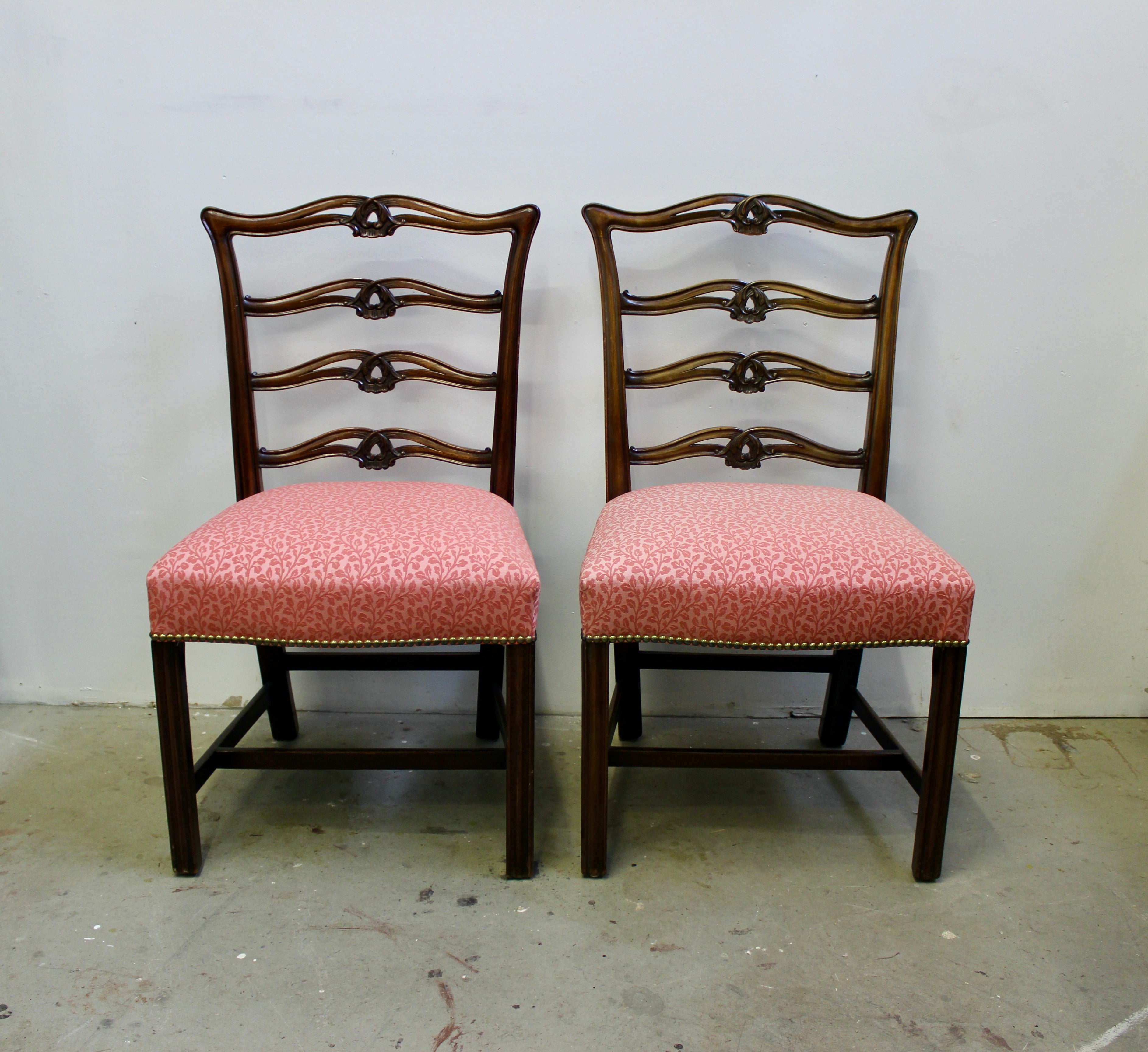 George III Style Mahogany Dining Chairs