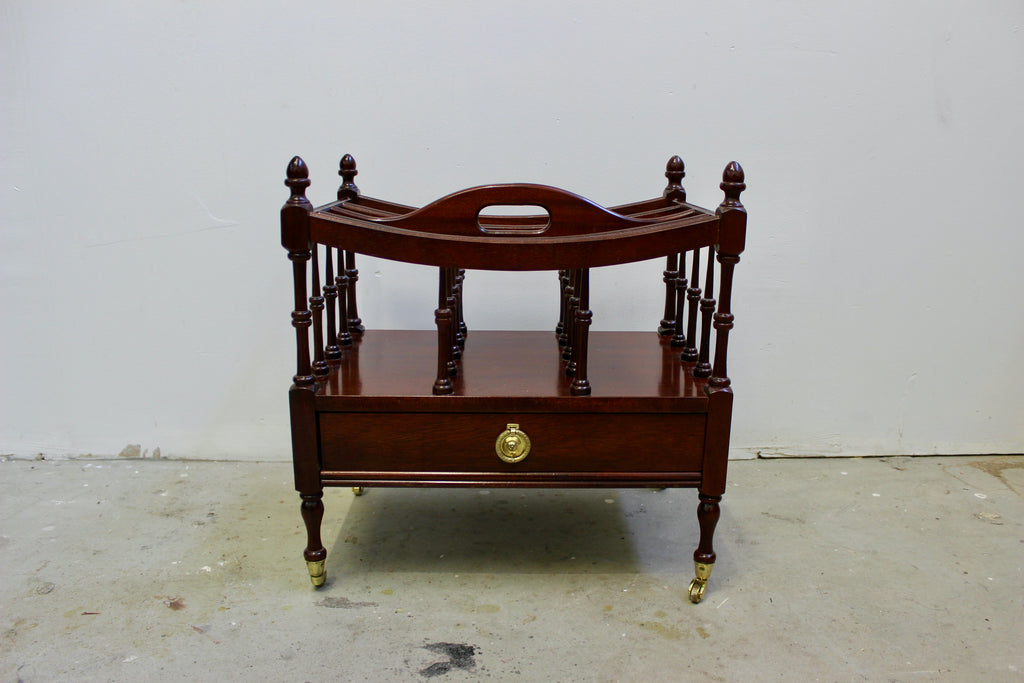 George III Style Mahogany Canterbury