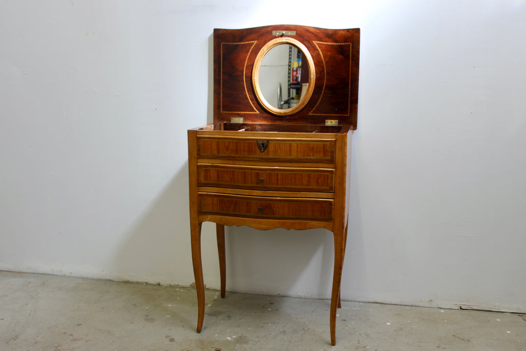 Victorian Style Satinwood Dressing Table