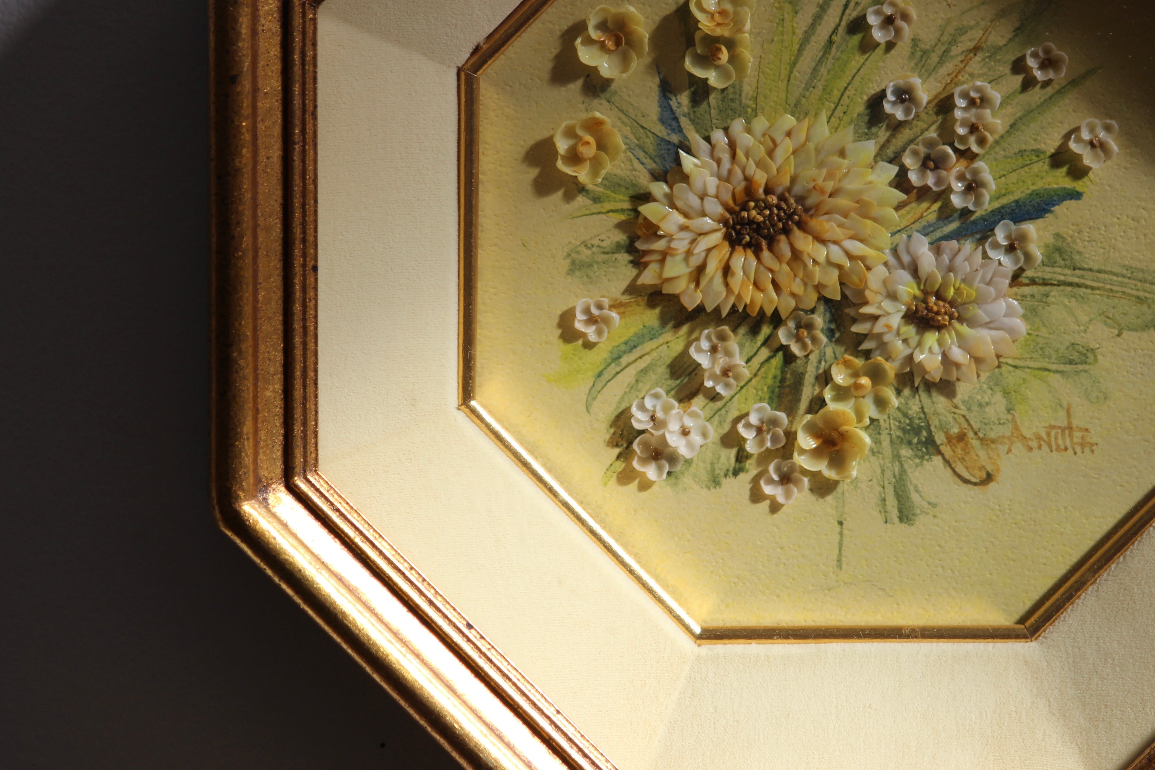 Vintage Sailors Valentine Artwork by Anuta