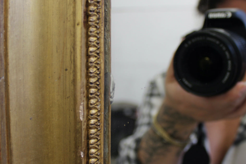 Vintage Gilt Frame Rectangular Mirror