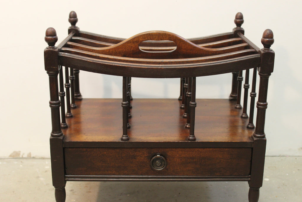 Vintage Mahogany Canterbury