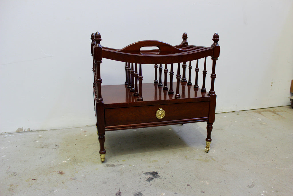 George III Style Mahogany Canterbury