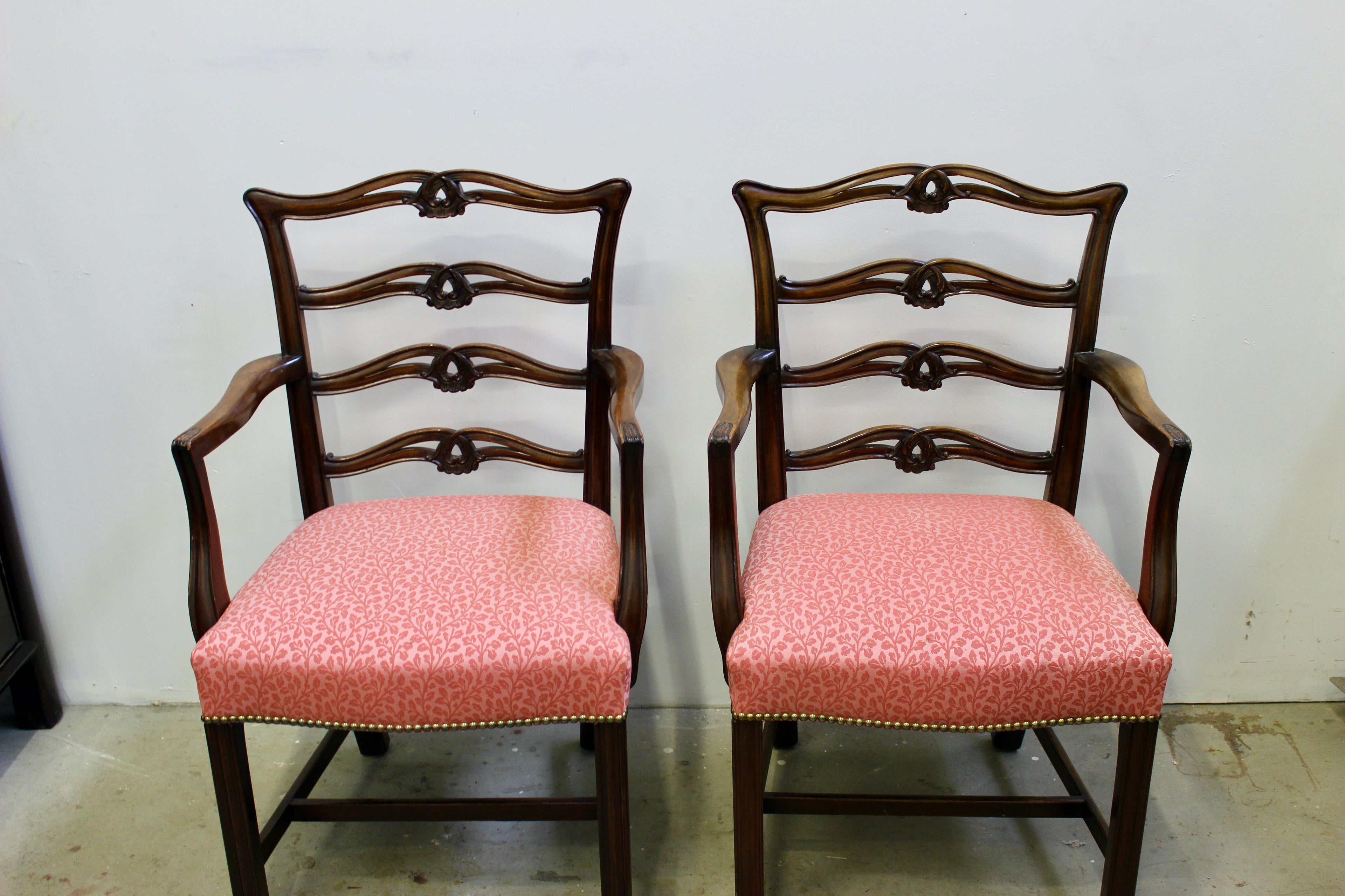 George III Style Mahogany Dining Chairs