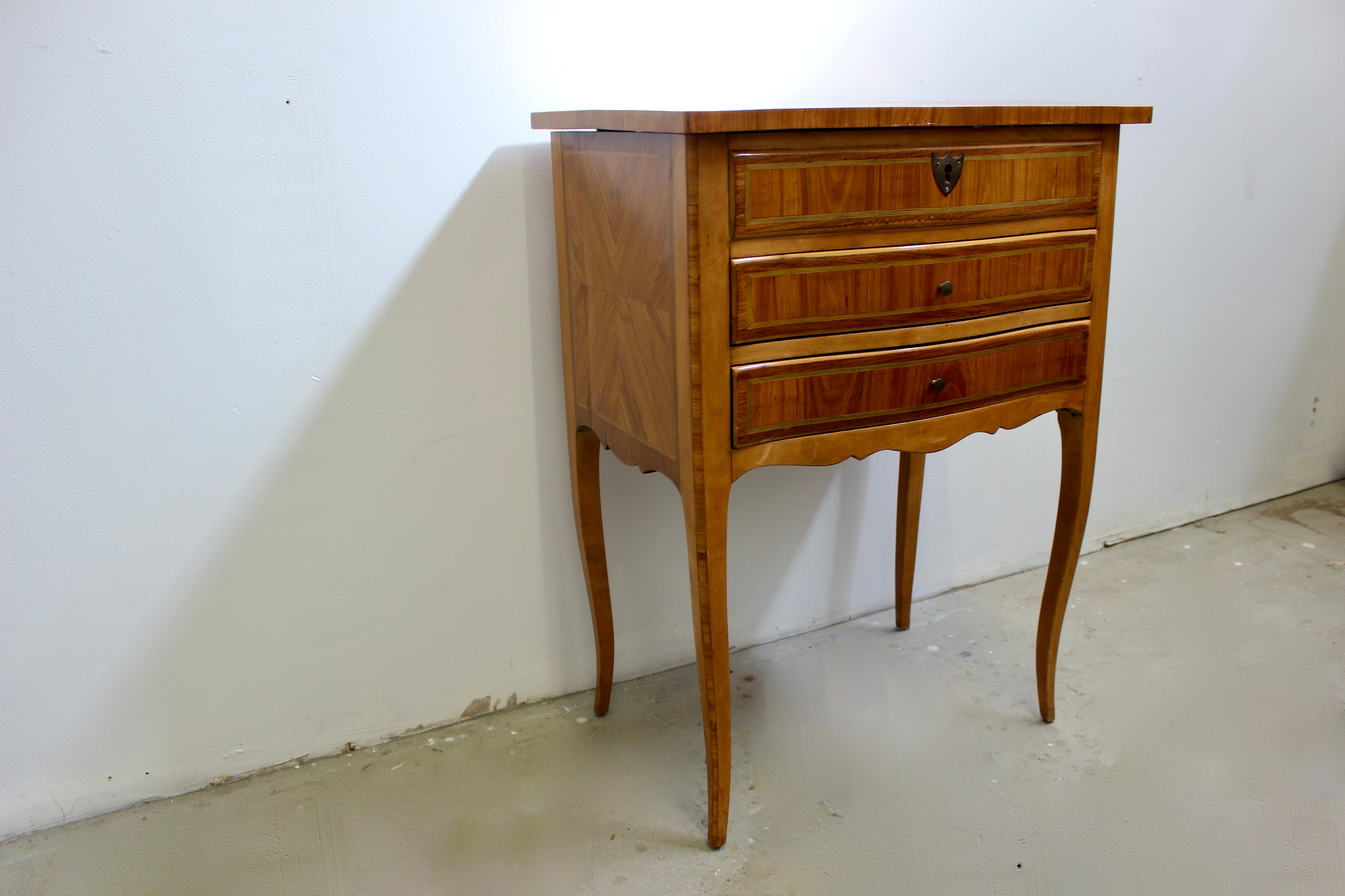 Victorian Style Satinwood Dressing Table