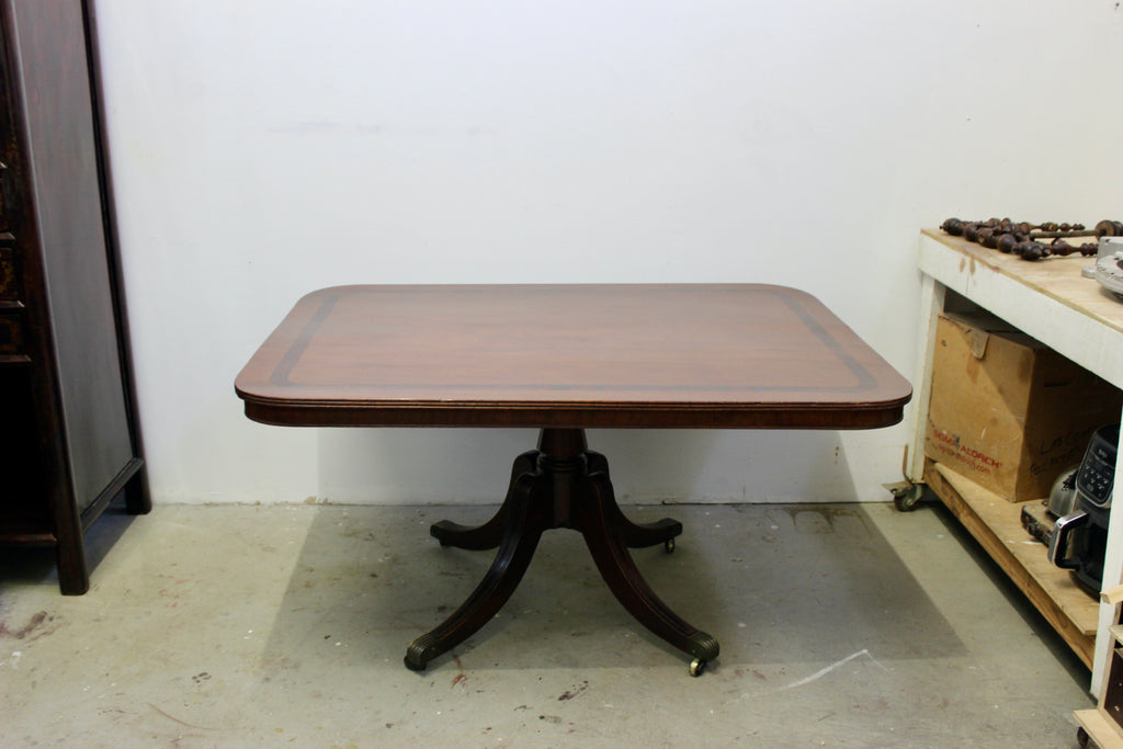 Late Georgian Mahogany Tilt Top Dining Table