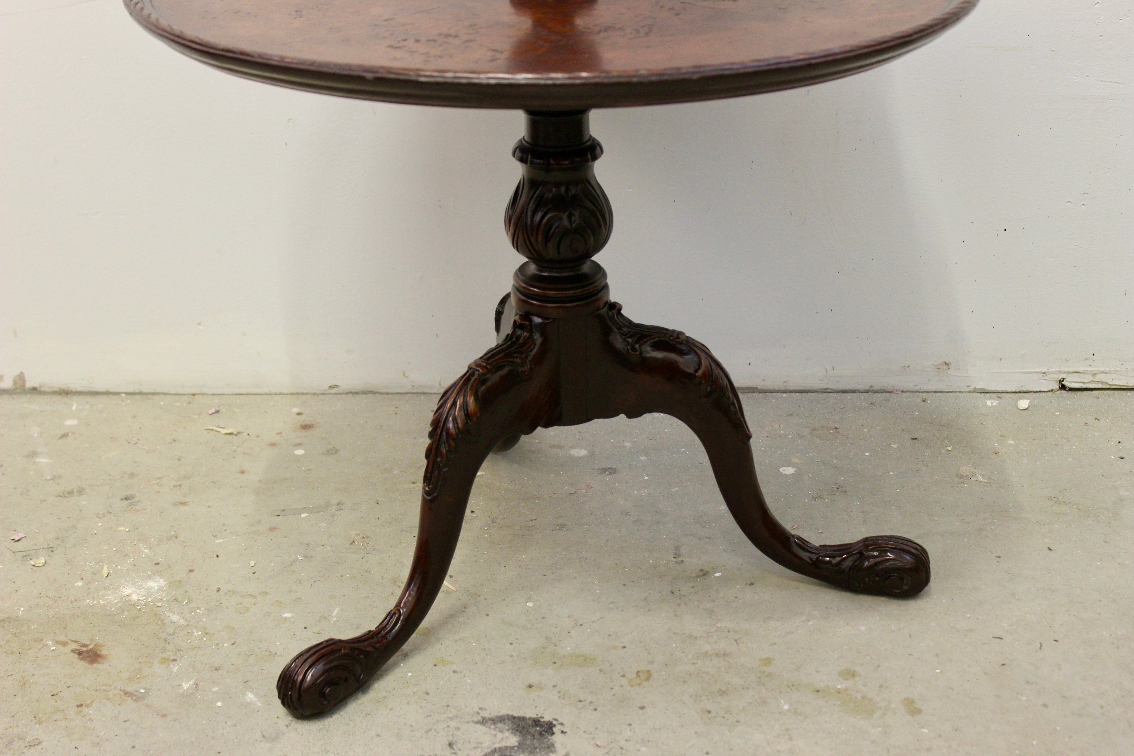 Mahogany Two-Tier Dumbwaiter by Vanleigh Furniture