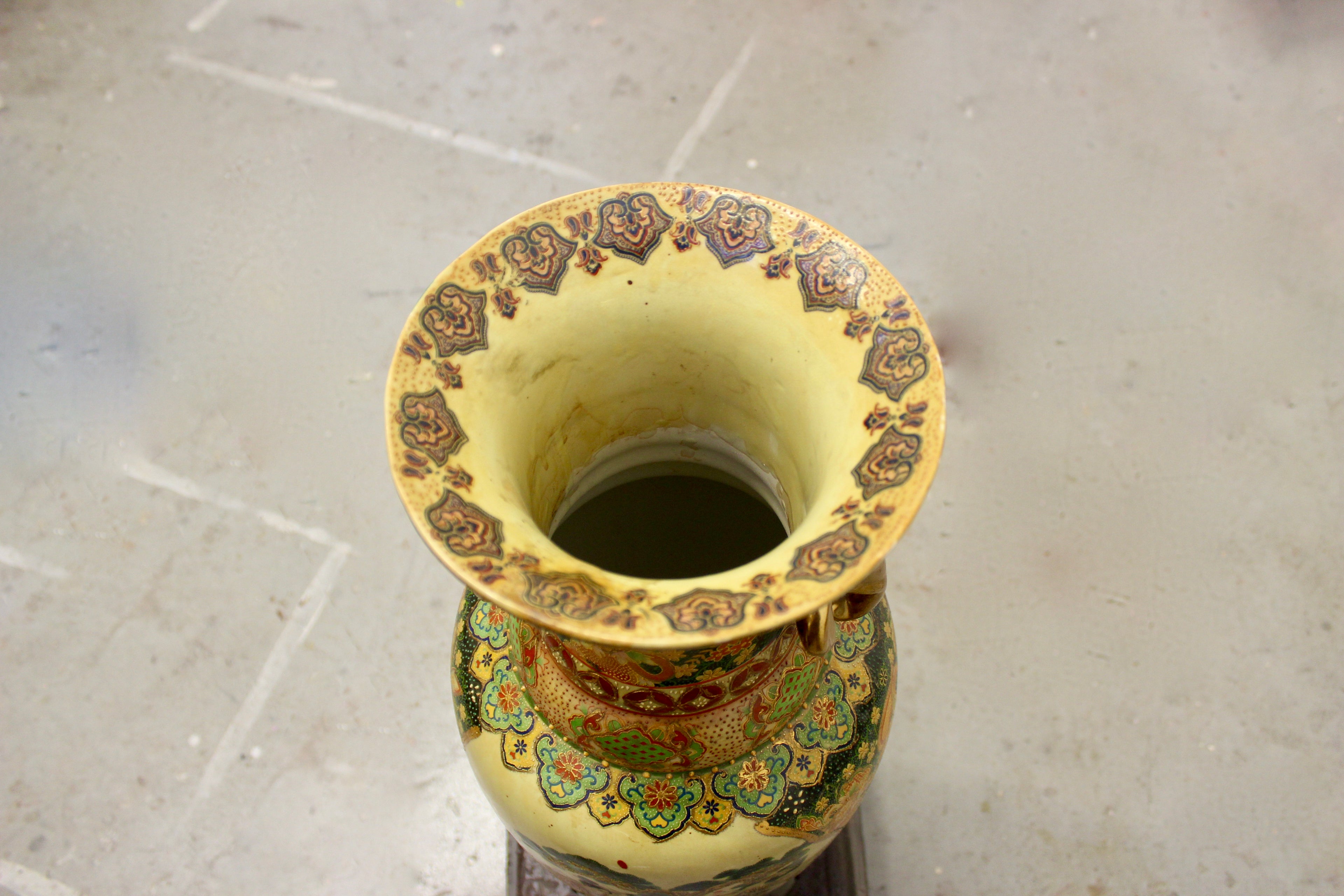 Japanese Satsuma Style Vase