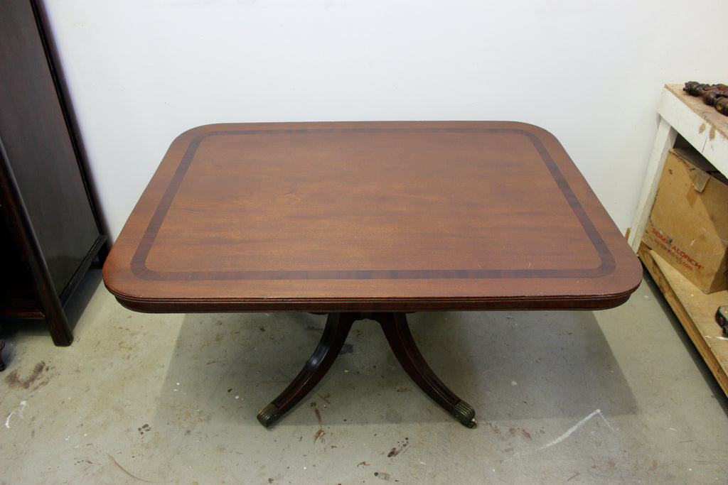Late Georgian Mahogany Tilt Top Dining Table