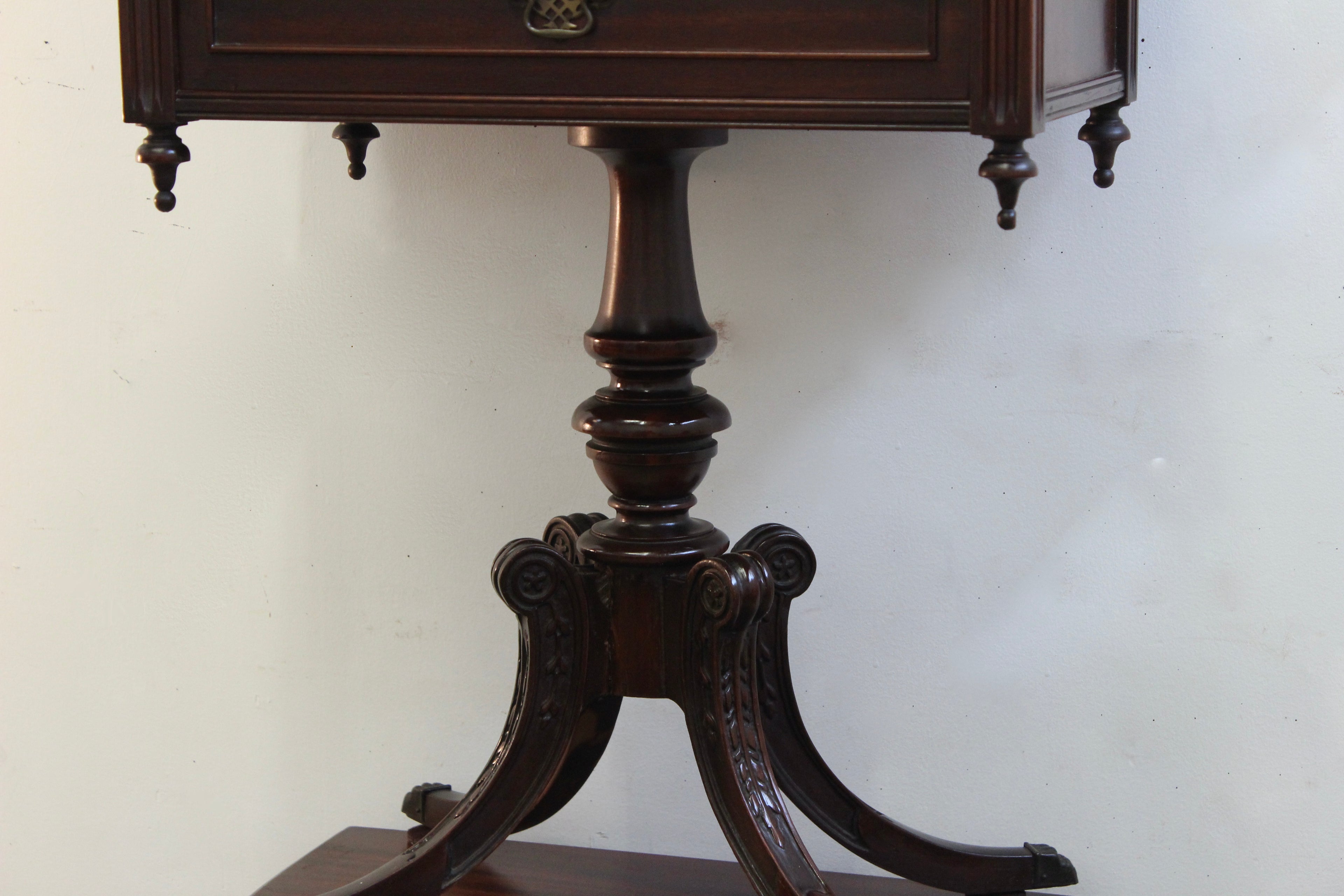 Mahogany Victorian Style Side Table