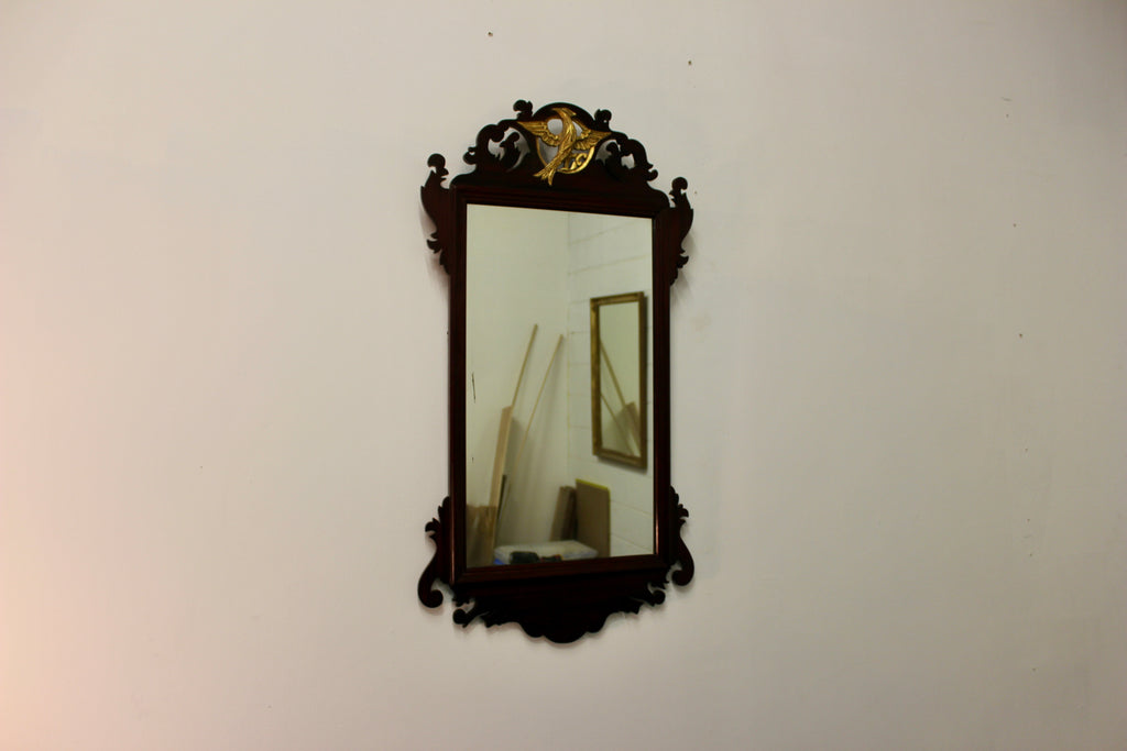 Empire Eagle Crest Mahogany Mirror