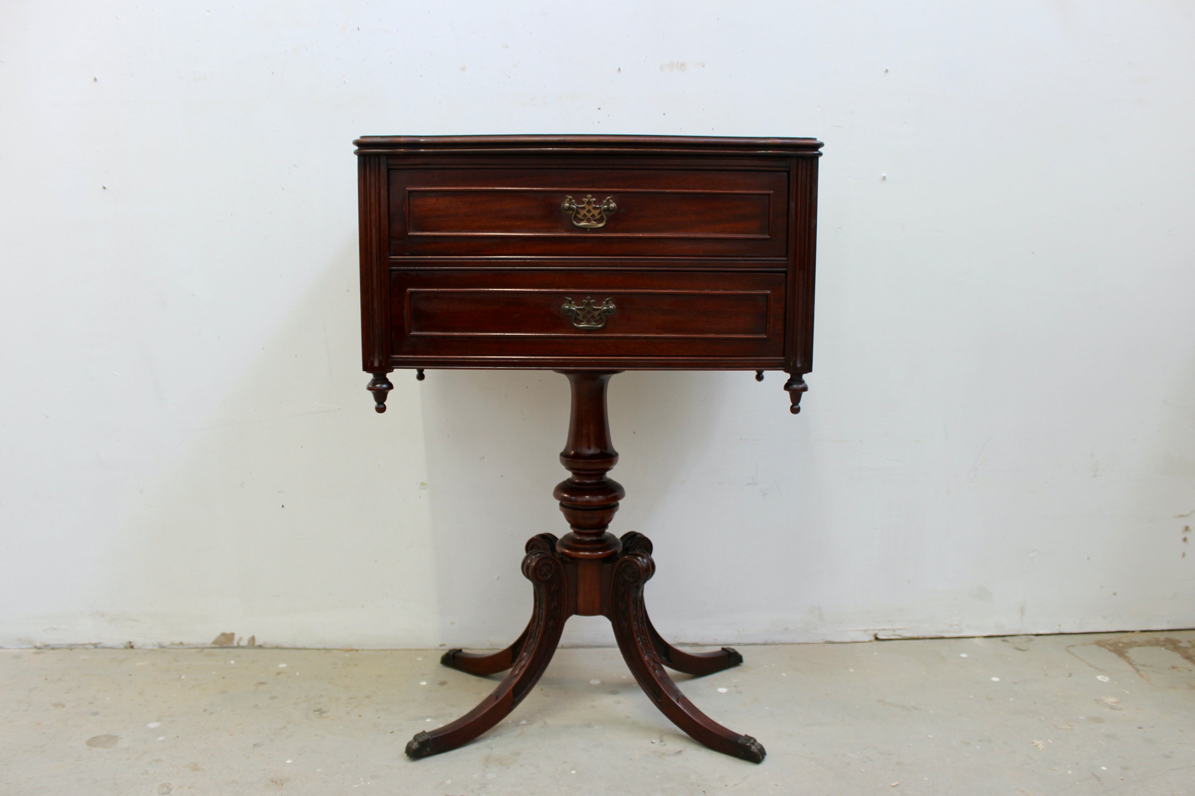 Mahogany Victorian Style Side Table