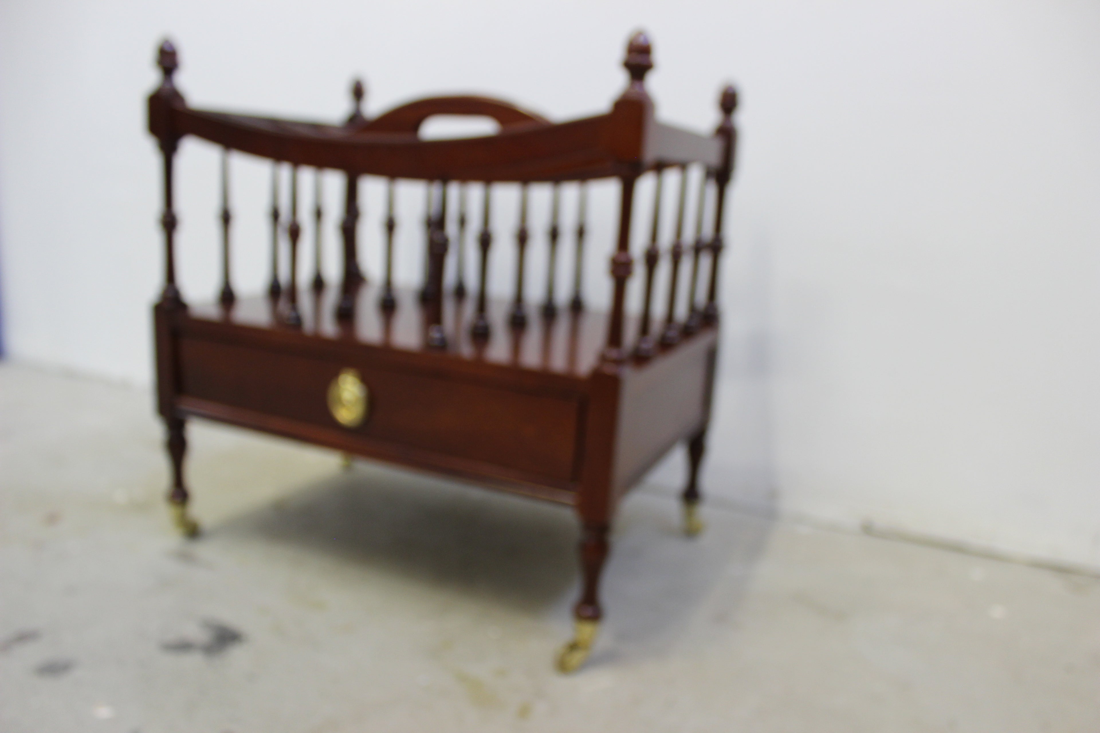 George III Style Mahogany Canterbury