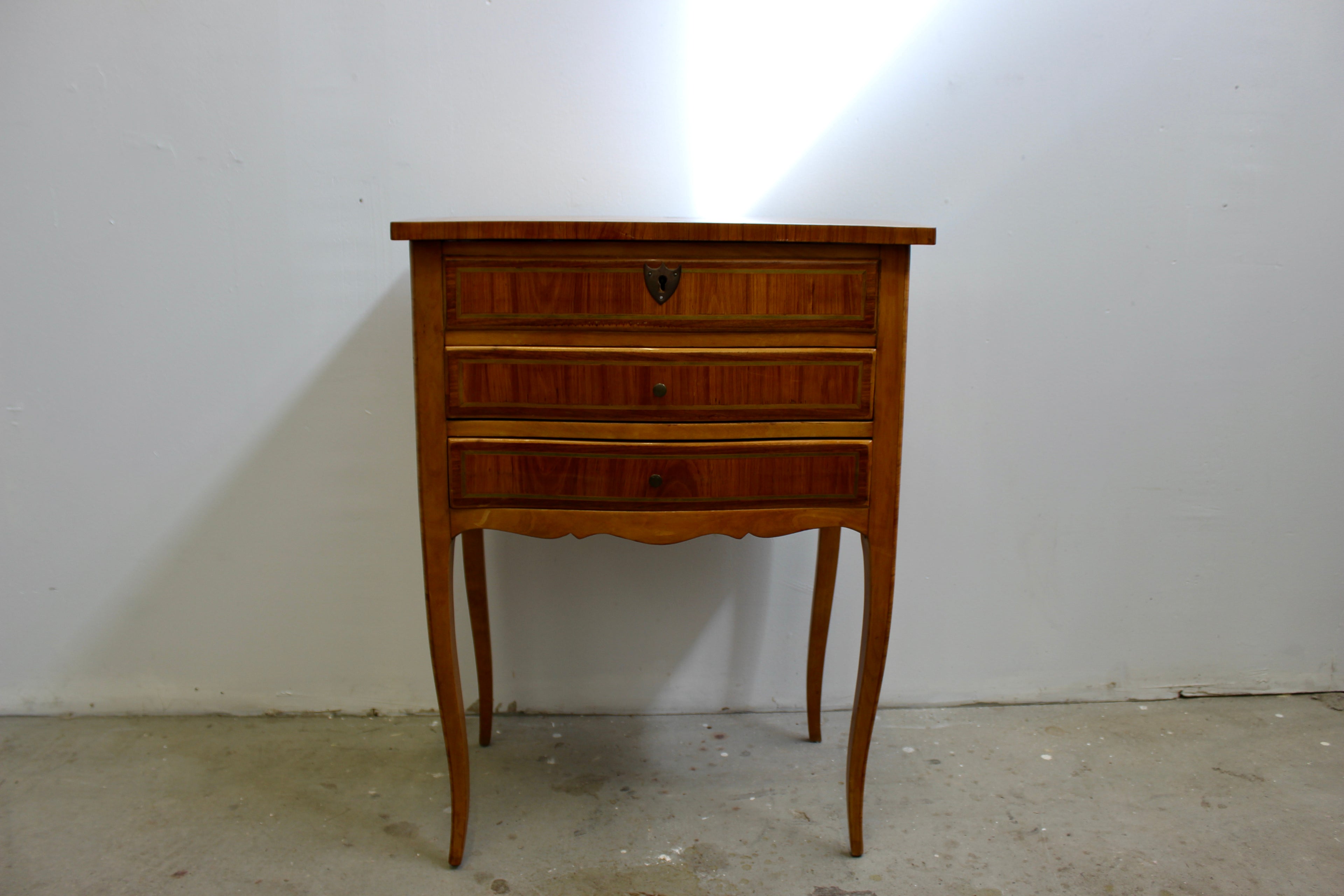 Victorian Style Satinwood Dressing Table