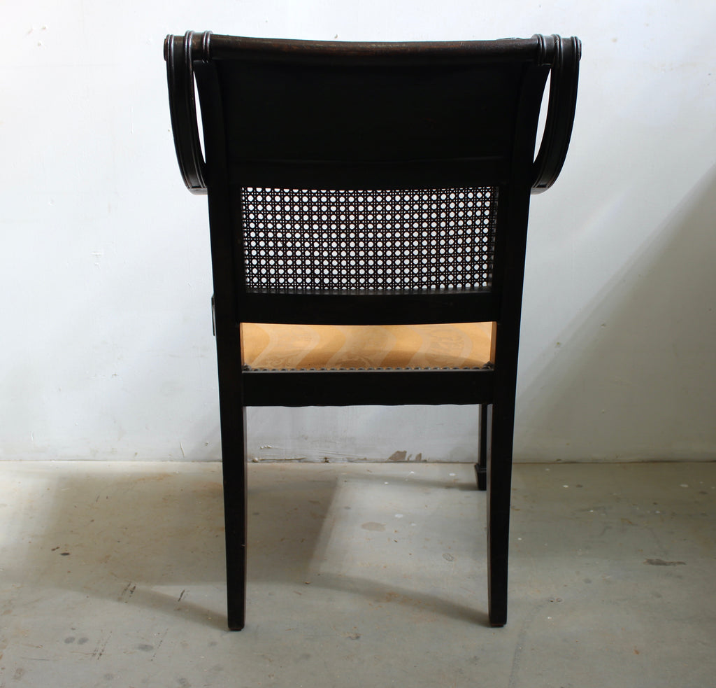 Regency Style Carved Armchair