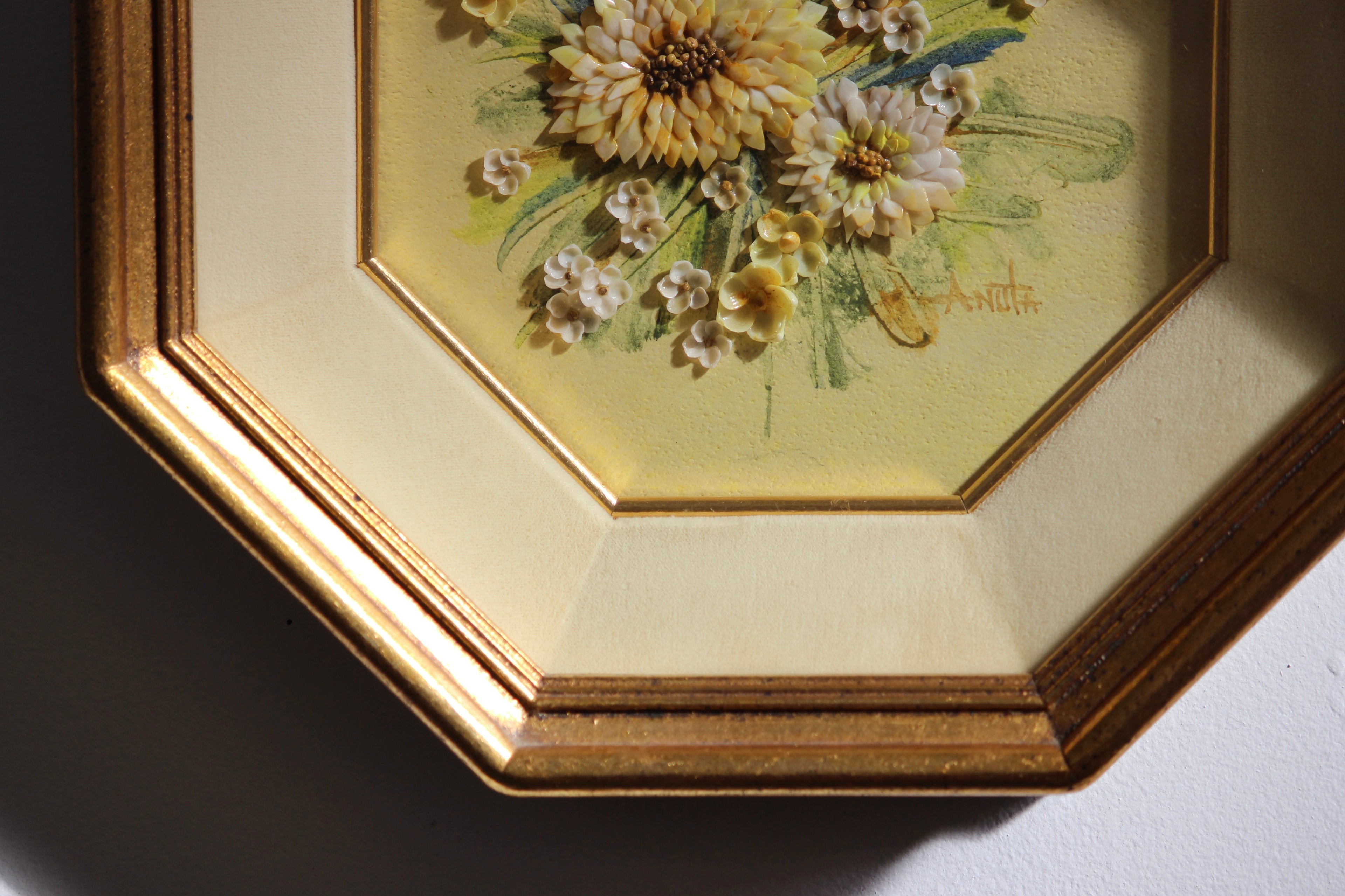 Vintage Sailors Valentine Artwork by Anuta