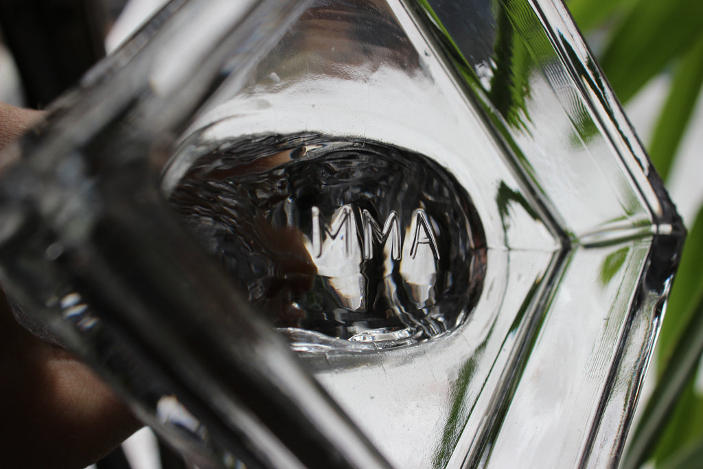 Met Museum 1970s Pressed Glass Dolphin-Form Candlestick