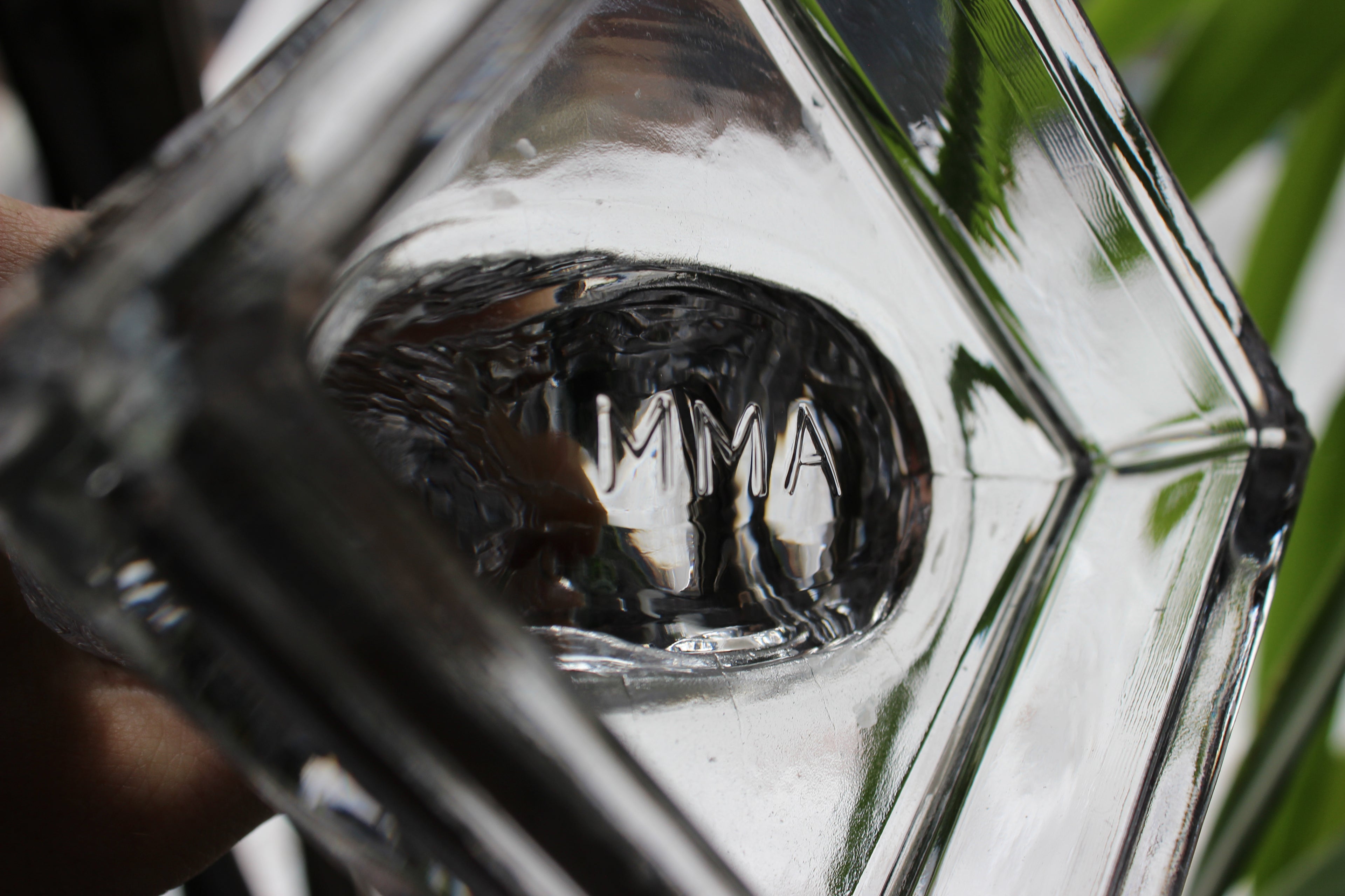 Met Museum 1970s Pressed Glass Dolphin-Form Candlestick