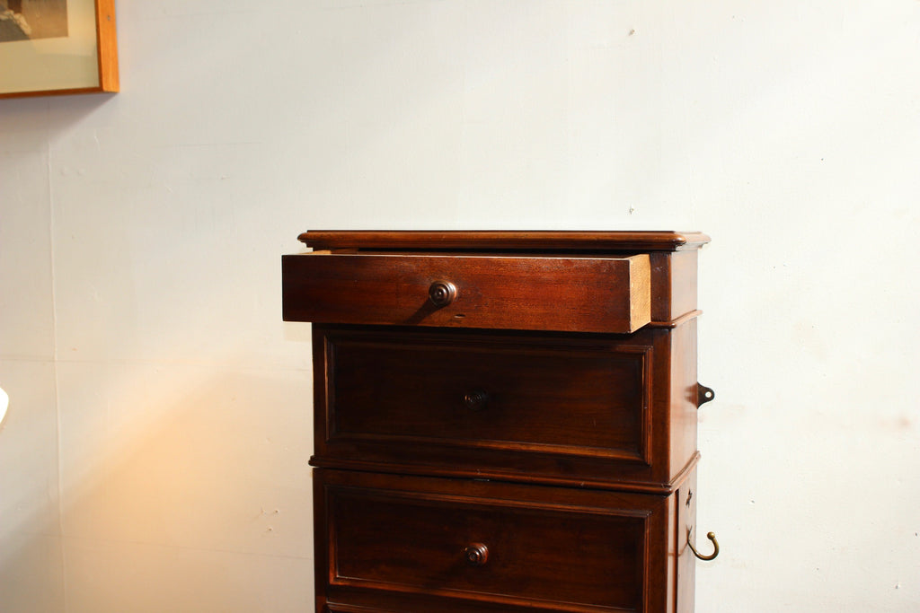 French Mahogany Ship Wash Stand Cabinet