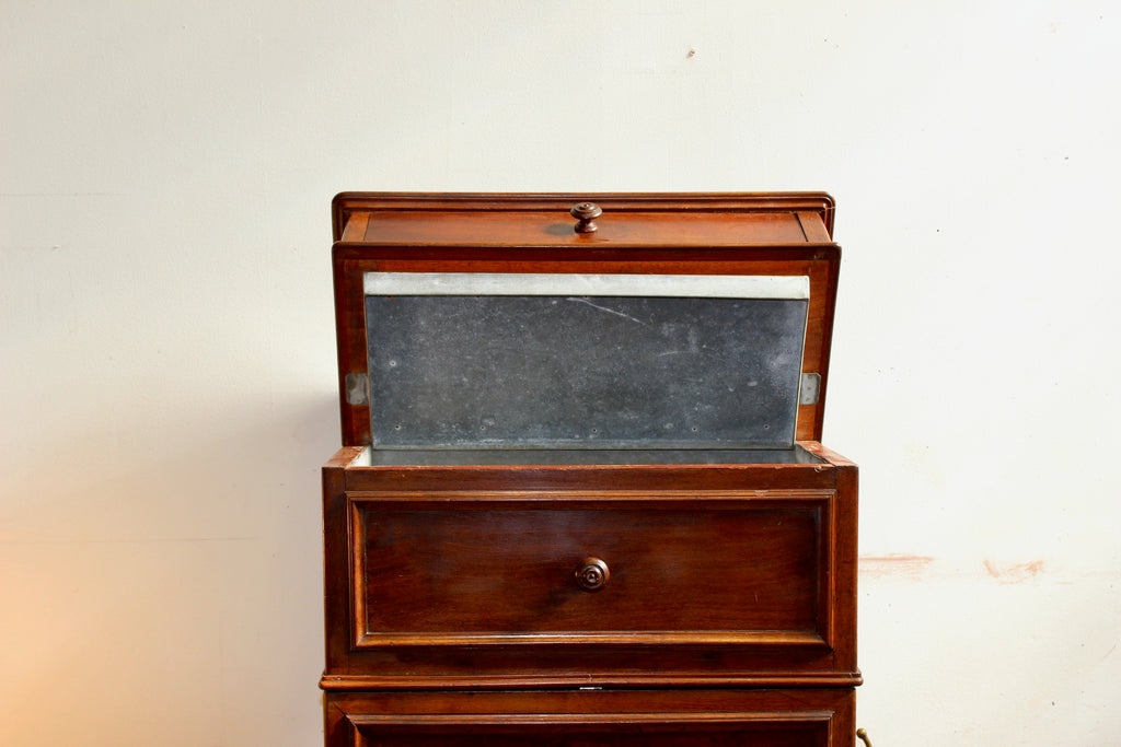 French Mahogany Ship Wash Stand Cabinet
