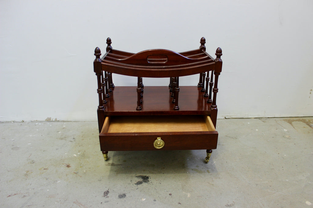 George III Style Mahogany Canterbury