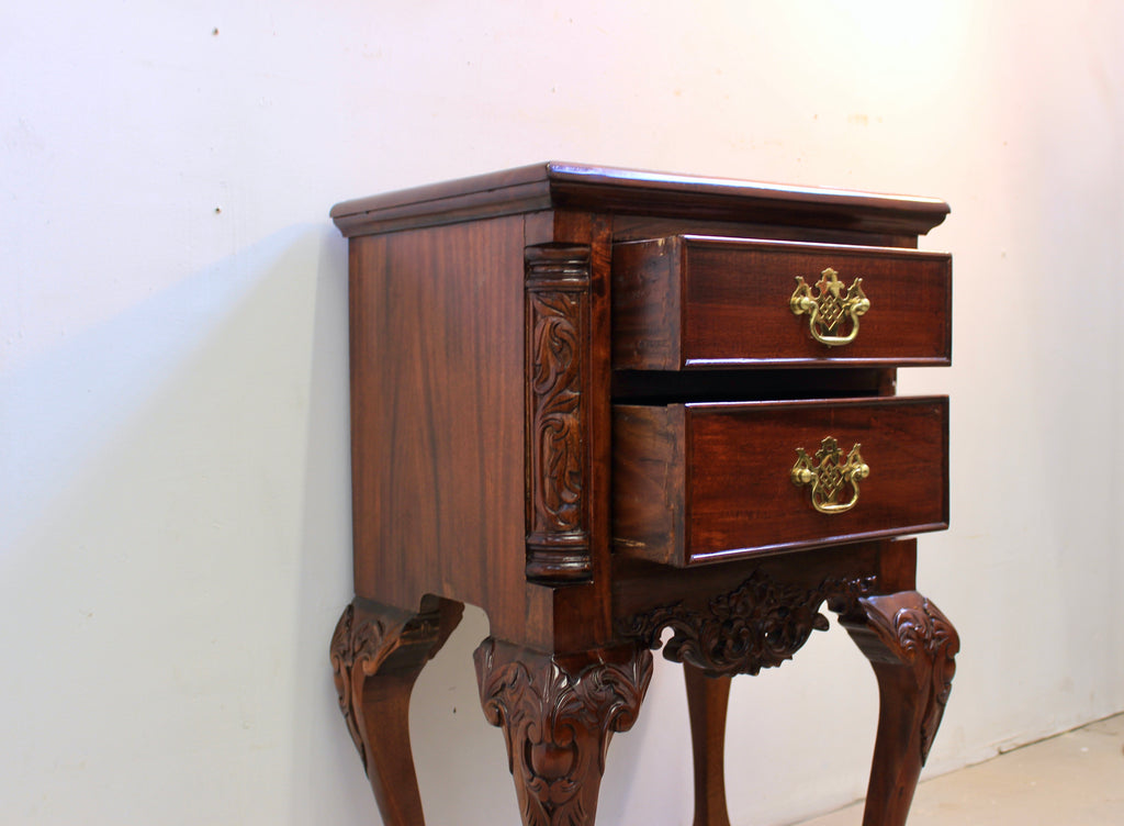 Mahogany Chippendale Style Clawfoot Side Table