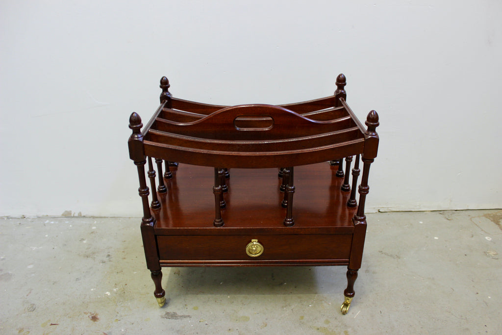 George III Style Mahogany Canterbury
