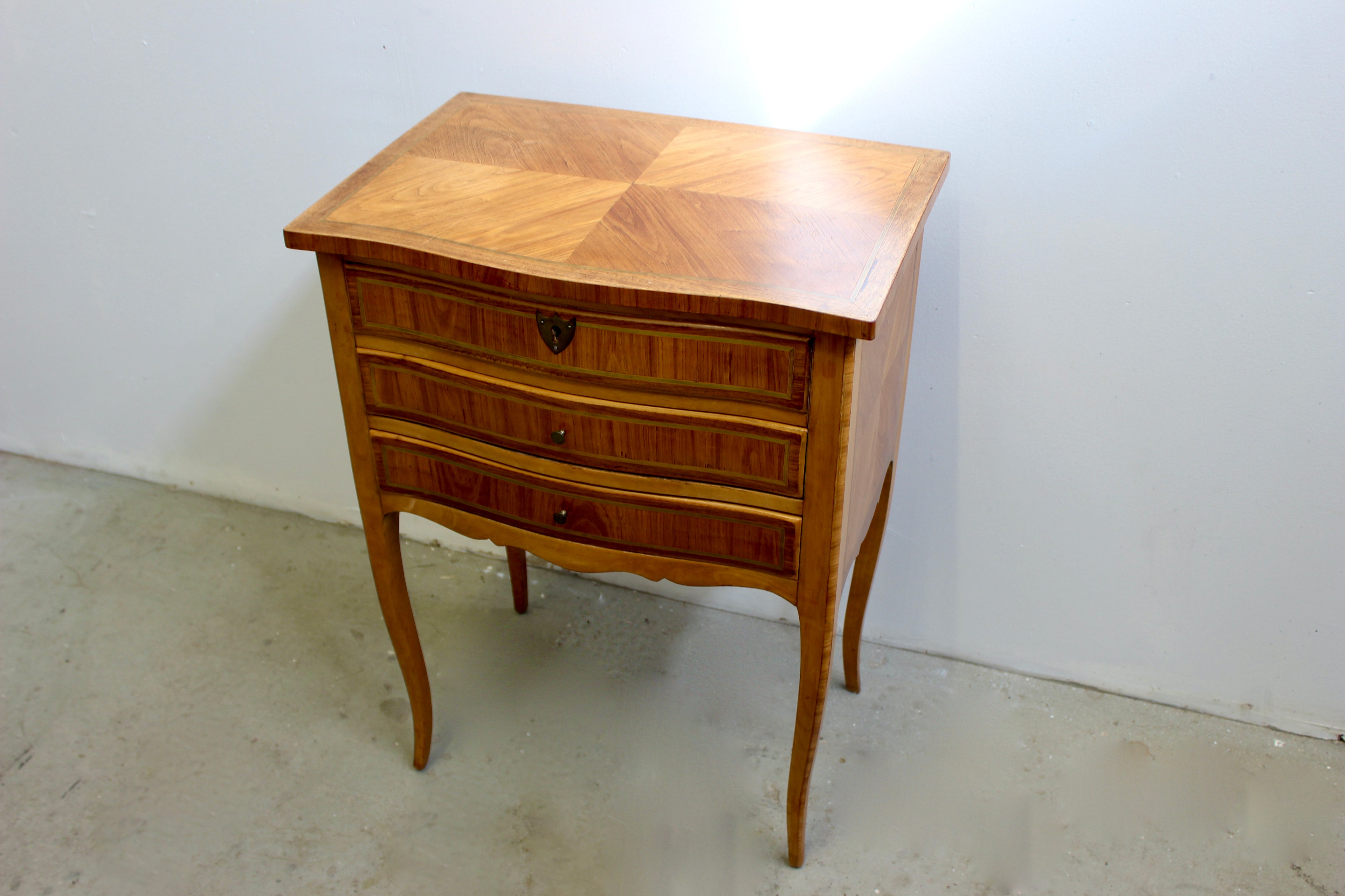 Victorian Style Satinwood Dressing Table