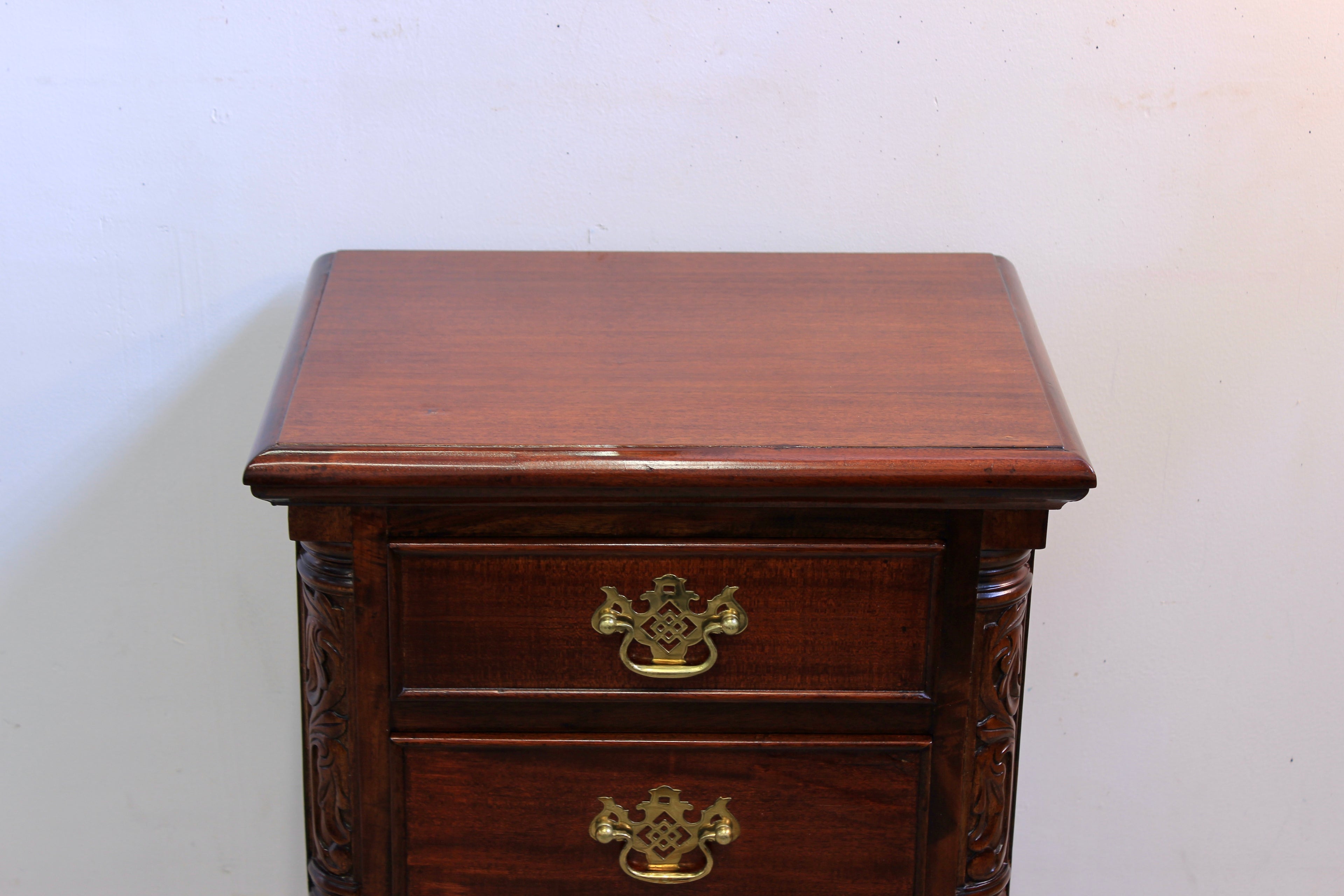 Mahogany Chippendale Style Clawfoot Side Table